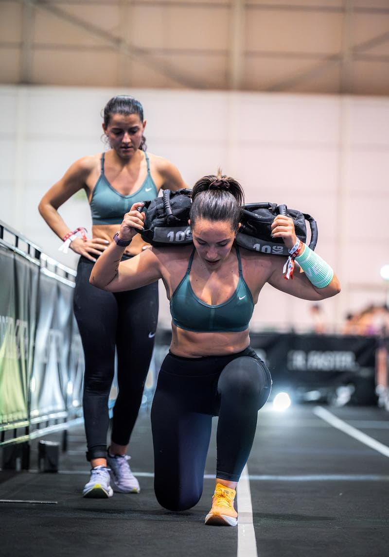 Inês & Diana — ROXZONE athletes, HYROX Lisbon Doubles, 1:15:42